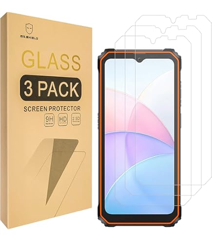 Protector Lentes Japan Protector De Pantalla Mr.Shield Para Ulefone Armor 22 - Vidrio Templado 9H - 3 Unidades - Antiarañazos Cristal Armor