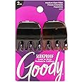 Goody Classics Medium Claw Clips, Black and Brown Colors - Great for Easily Pulling Up Your Hair - Pain-Free Hair Accessories for Women, Men, Boys and Girls, 2 Count (Pack of 1)