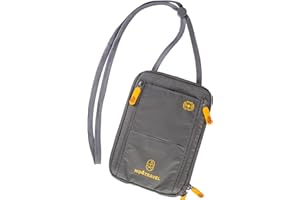 MO4TRAVEL Travel Neck Wallet Travel Pouch & Passport Holder - Anti Pickpocket RFID Passport Holder & Travel Wallet - Crossbody Wallet