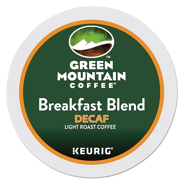 GREEN MOUNTAIN COFFEE DECAF BREAKFAST BLEND (LIGHT ROAST COFFEE), K-CUP PORTION PACK FOR KEURIG K-CUP BREWERS (PACK OF 24)