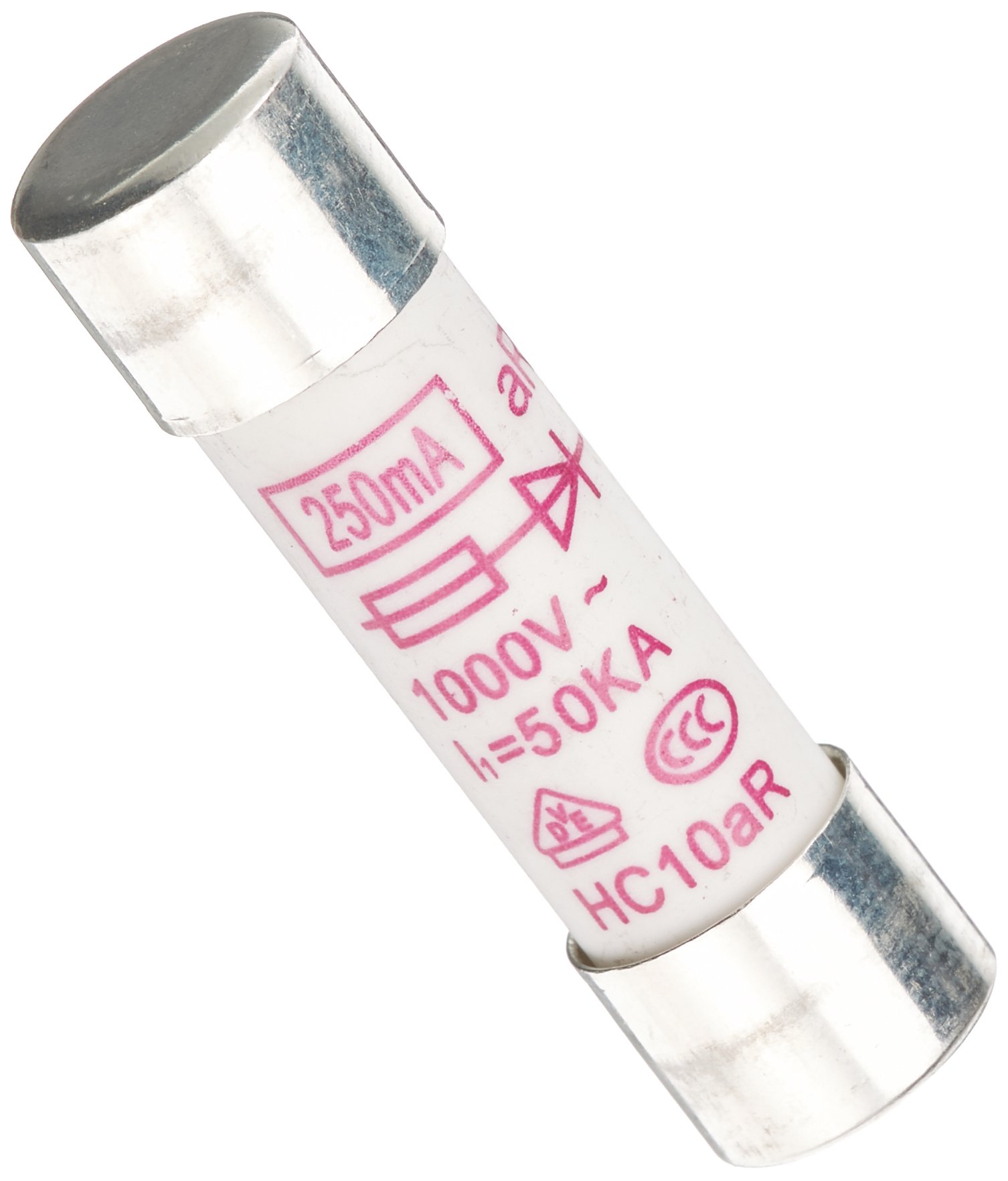 PeakTech Pack of 10 Ceramic Micro Fuse Kit 250mA / 1000V 10.3 x 38mm Audio and HiFi P 7500