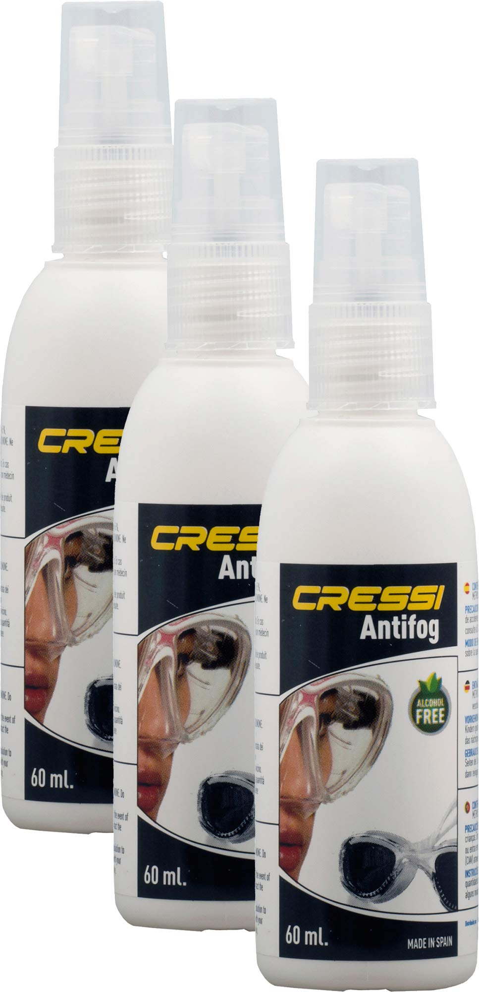 Cressi Anti-Fog Solutions for Snorkeling and Diving Masks | Long lasting effect