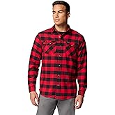 Columbia Mens Bearmouth Springs Roll Up Long Sleeve Flannel Shirt