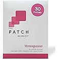 The Patch Remedy Menopause Patches - 30 Topical Menopause Relief for Women, Natural Hot Flash, Mood Support with Transdermal Gotu Kola, Damiana, Black Cohosh, Valerian, Skull Cap, Oat Seed, Ginger