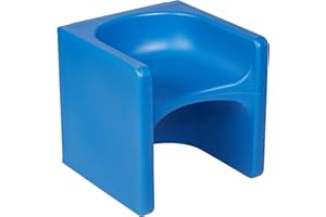 ECR4Kids Tri-Me 3-In-1 Cube Chair, Kids Furniture, Blue