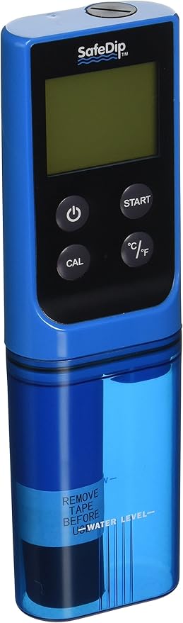 Solaxx Met01 A Safedip Digital Test Meter Fur Ph Chlor Salz Und Temperatur Amazon De Garten