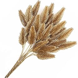 CATTREE Artificial Gold Leaves Plants Plastic Fake