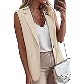 BTFBM Blazers For Women Spring Button Down Loose Vest Tops For Women Work Business Casual Outfits Summer Fashion 2026
