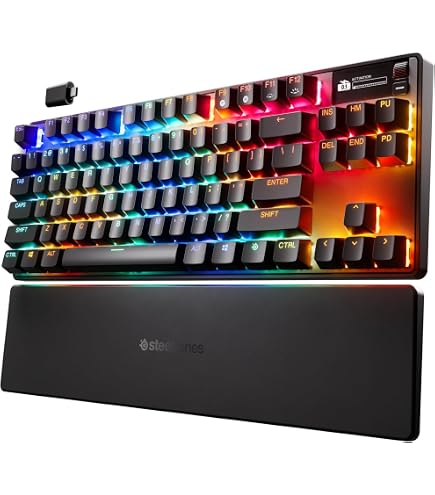 APEX PRO テンキーレス Amazon.com: SteelSeries Apex Pro TKL Wireless Gen 3 OmniPoint 3.0