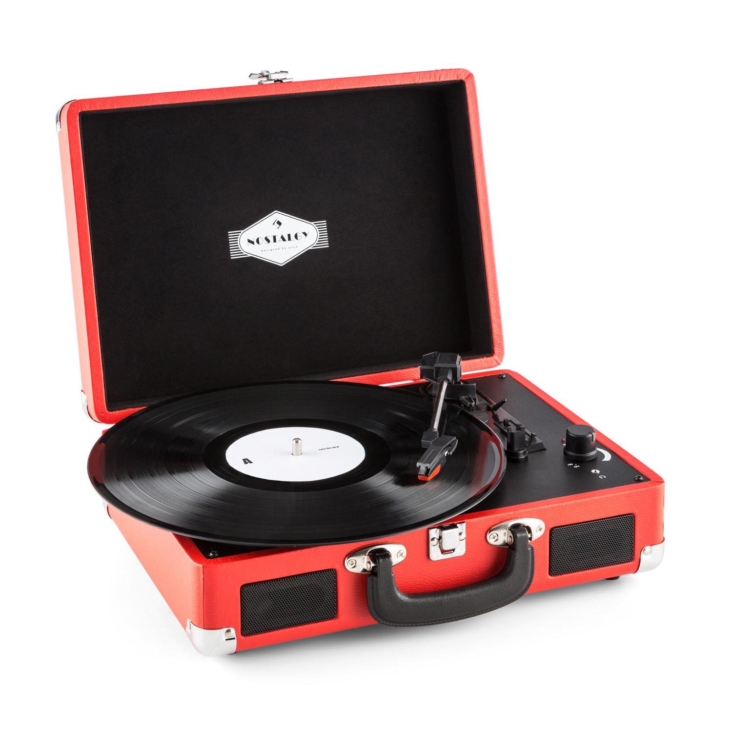 auna Peggy Sue tocadiscos retro USB altavoces estéreo integrados salida RCA digitalizador