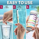 EASYTEST 7-Way Pool Test Strips, 150 Strips for Hot Tub & Spa view 5