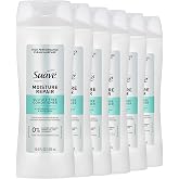 Suave Moisture Repair Conditioner, Hyaluronic &amp; Aloe, 12.6 fl oz, 6-Pack | Moisturizing conditioner with hyaluronic acid &amp; aloe vera for dry, color-treated hair, leaving it plumped and softened
