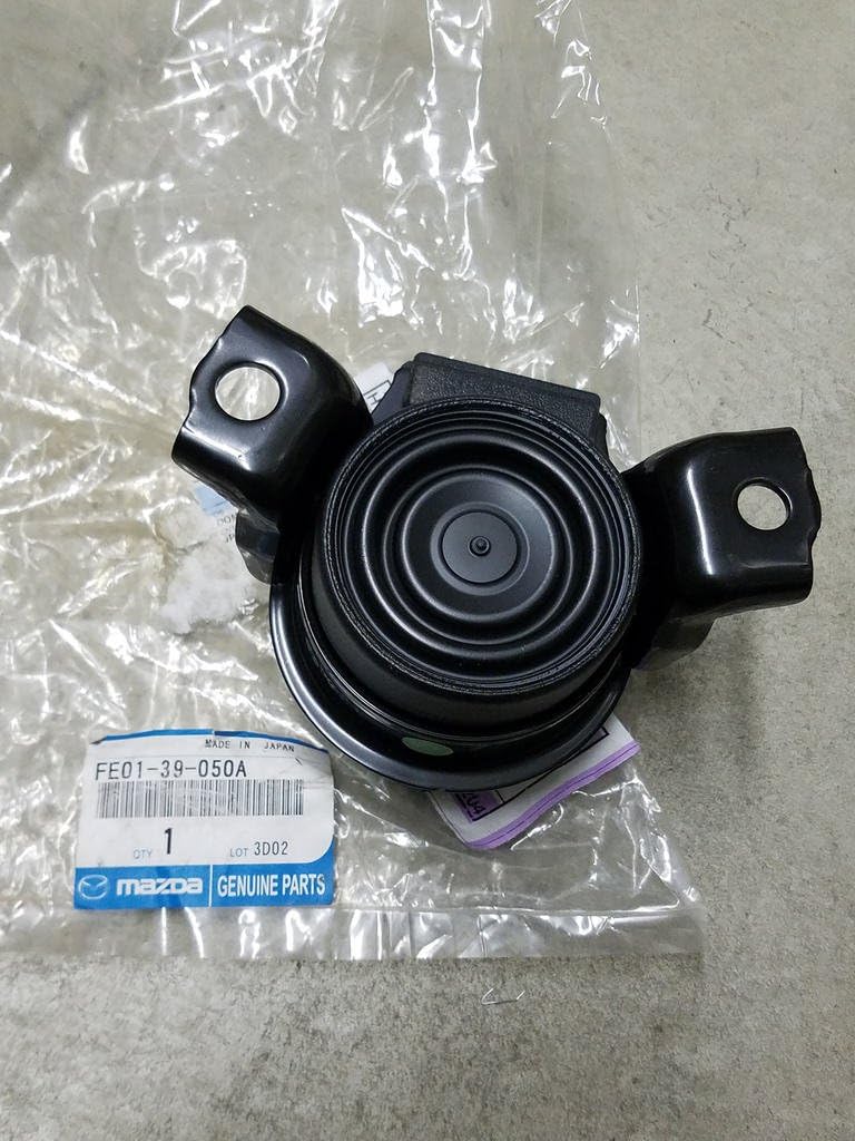 Genuine Mazda FE0139050A Engine Mount Rubber, Left