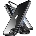 SUPCASE Unicorn Beetle Edge XT Series Case for iPhone SE (2020/2022) /iPhone 7 /iPhone 8, Slim Frame Clear Protective Case with Built-in Screen Protector (Black)