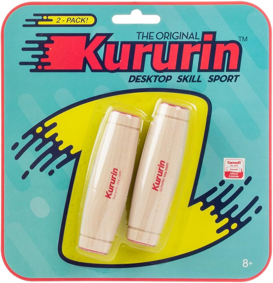 Kururin - The Original Desktop Fidget Toy - 2 Pack - Red