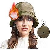 Soxbang Winter Bucket Hat,Packgble Lightweight Outdoor Puffy Sun Hats and Quick Dry Boonie Hat for All Seasons