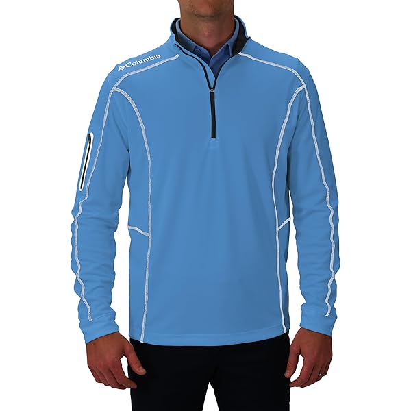 Columbia Men's OMNI WICK Shotgun 1/4 Zip Pullover Breathable Long