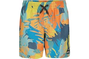 Quiksilver Boys Volley Swim Trunks with UPF 50+ Sun Protection, Quick Dry Bathing Suit Shorts