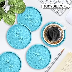 ME.FAN Silicone Coasters with Holder,[6