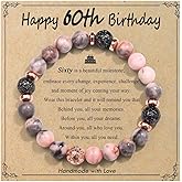 OAVOOK 30th/40th/50th/60th/70th/21st/80th/90th Birthday Gifts for Women, Unique Gifts for Woman Bead Bracelet for Mom, Aunt, Wife, Grandma, Sisters, Friends