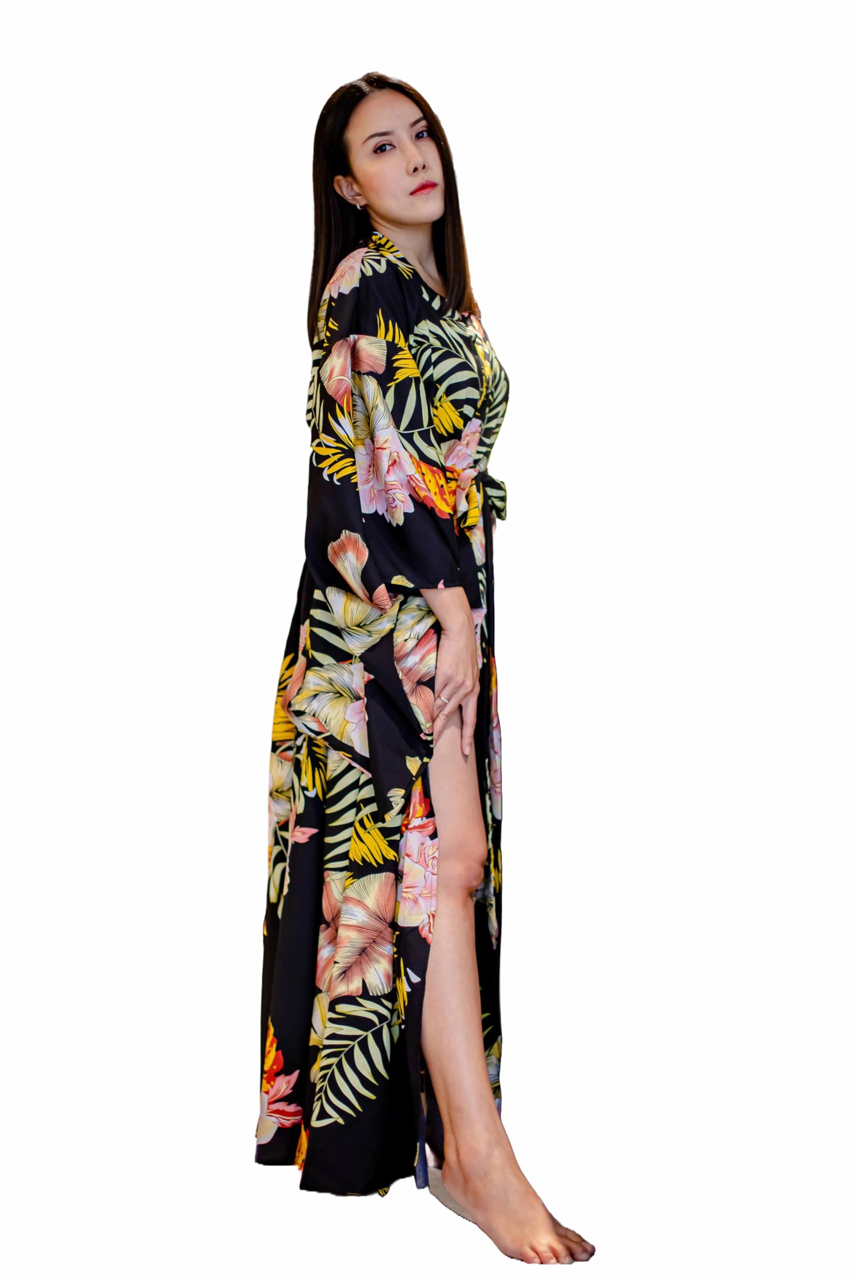 Na'Rak Women's Kimono Robe, Yukata Style Long Soft