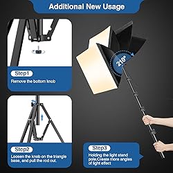 EMART Softbox Lighting Kit, 16"X16" Soft Box