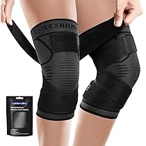 thumbnail image 2 of Knee Brace Support Straps Knee Compression Sleeves For Men Women Meniscus Tear Arthritis Sports Joint Pain Relief Running Y240918 From Jiahui_store1, $9.75 2 of 10