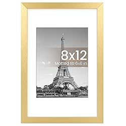 upsimples 8x12 Picture Frame, Display Pictures 6x8