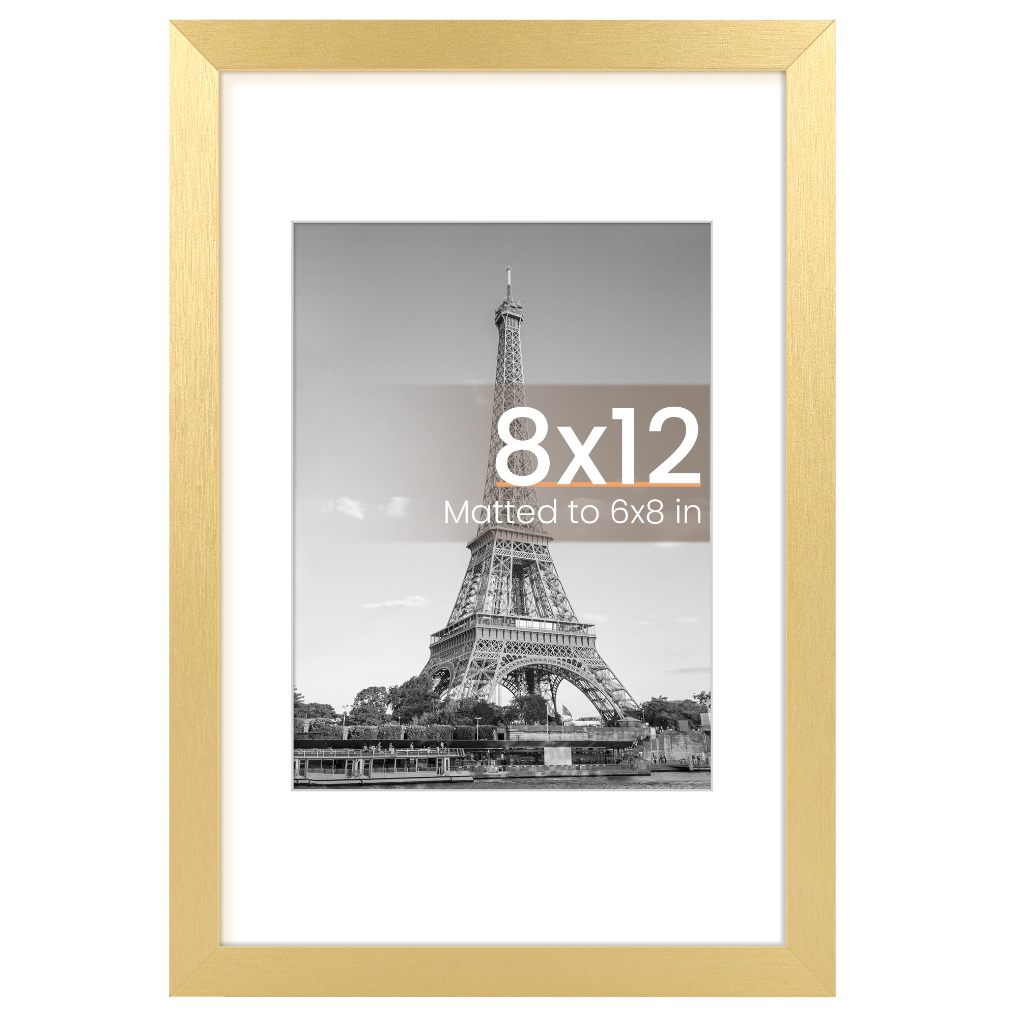 upsimples 8x12 Picture Frame, Display Pictures 6x8