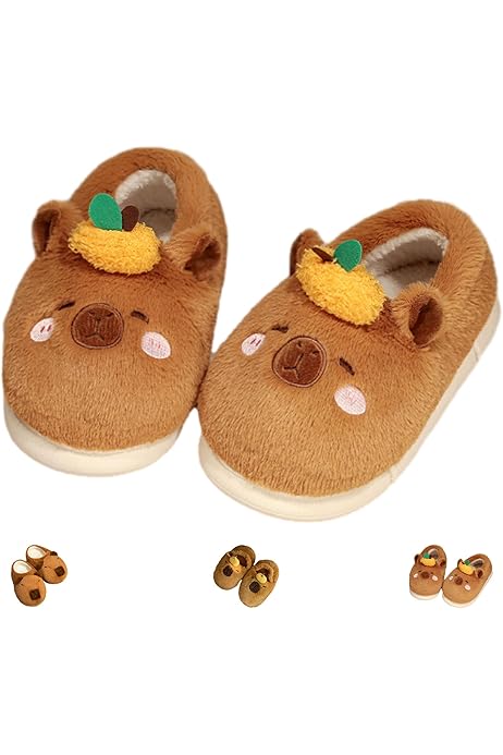 Capibara Pantuflas Al Mayor Pantuflas Capibara Cachetitos