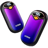 Hand Warmers Rechargeable - Magnetic Electric Hand Warmers 2 Pack, LED Display, 4 Settings Fast Heating Reusable Portable Heater Handwarmers for Golf Hunting Camping Essentials, Gifts for Men Women