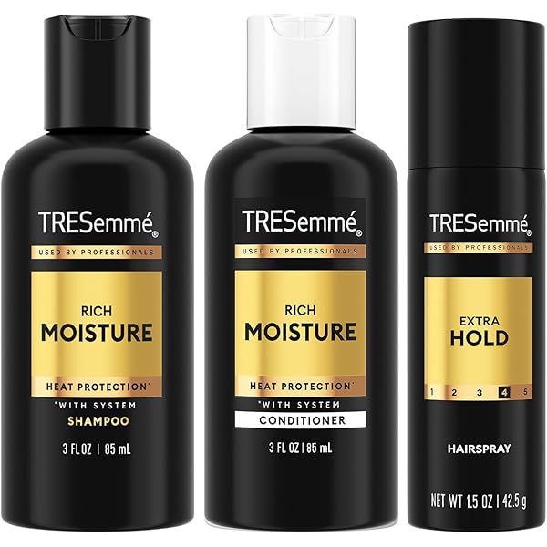 Amazon.com : TRESemmé Travel Shampoo, Conditioner & Hair Gel