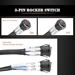 LED Light Bar Wiring Harness Kit Auto Power Plus