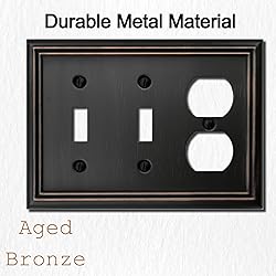 OKAWYC Double Toggle/Single Duplex Light Switch