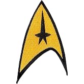 Ata-Boy Star Trek Command Insignia Patch Patch, Iron On Patches - Gifts &amp; Merchandise