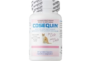 Nutramax Cosequin Joint Health Supplement for Cats - with Glucosamine and Chondroitin, 80 Capsules