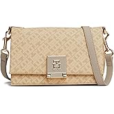 Tommy Hilfiger womens Leather Crossbody Bag With Crossbody Strap
