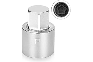 Thinkpro Wheel Lock Key-Locking Lug Nut Removal Tool Compatible with Toyota,Lexus,Tacoma,Model F-Wheel Lock Socket Adapter, Anti-Theft Lug Nut Lock Key