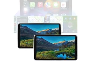 Car Headrest Screen, 10.1 Inch Car Headrest Display, Car Back Seat Player, Back Seat Touch Screen, Support Phone Mirror Proje