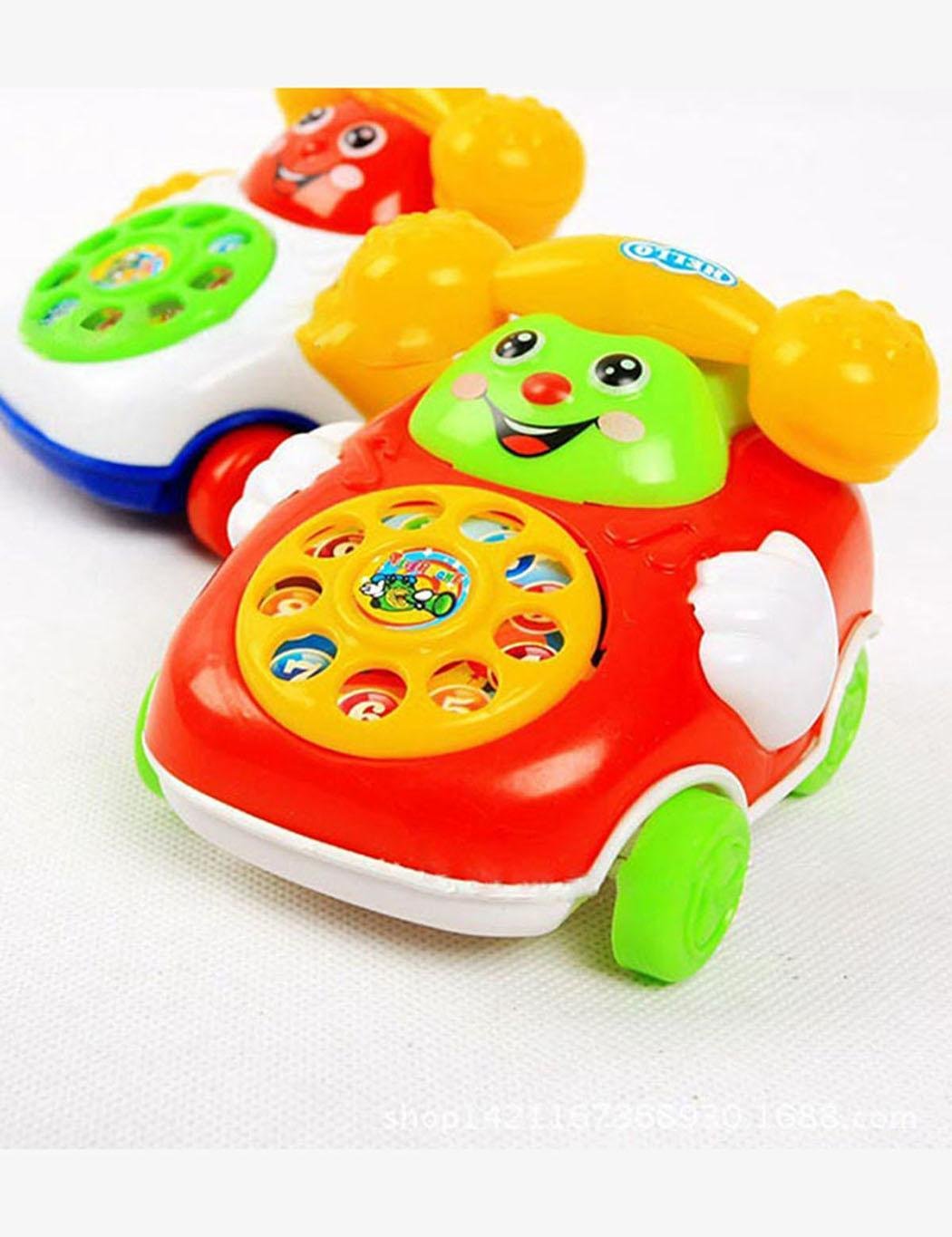 Dongba Baby Toys 2in 1 Cartoon Car Phone for Kids Educational Developmental Toys