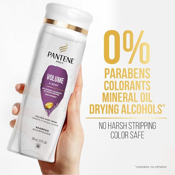 PANTENE PRO-V VOLUME & BODY SHAMPOO, 12.0OZ