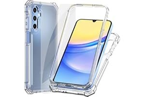 Ailiber for Samsung Galaxy A35 5G Phone Case, Samsung A35 5G Case with Screen Protector, Dual Layer Structure Protection, Shockproof Corner TPU Bumper, Heavy Duty Protective Cover for Galaxy A35-Clear