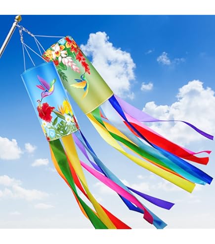 Produktbild von Trademark Innovations Windsack 152cm Blatt Design - Großer Windrichtungsgeber Für Garten