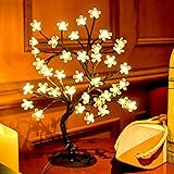 ZHOUDUIDUI Cherry Blossom Tree Light,17inch 40LED