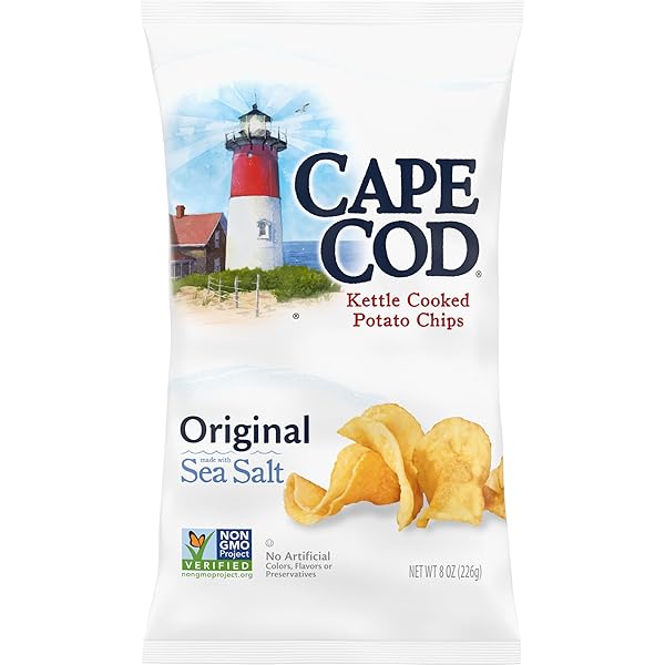 CAPE COD POTATO CHIPS, ORIGINAL KETTLE CHIPS, 8...