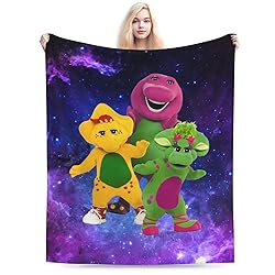 Barney and Friends Blanket Soft Cozy Fleece Throw