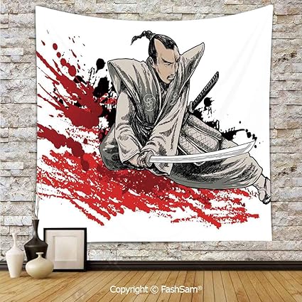 Amazon Com Fashsam Tapestry Wall Blanket Wall Decor Warrior