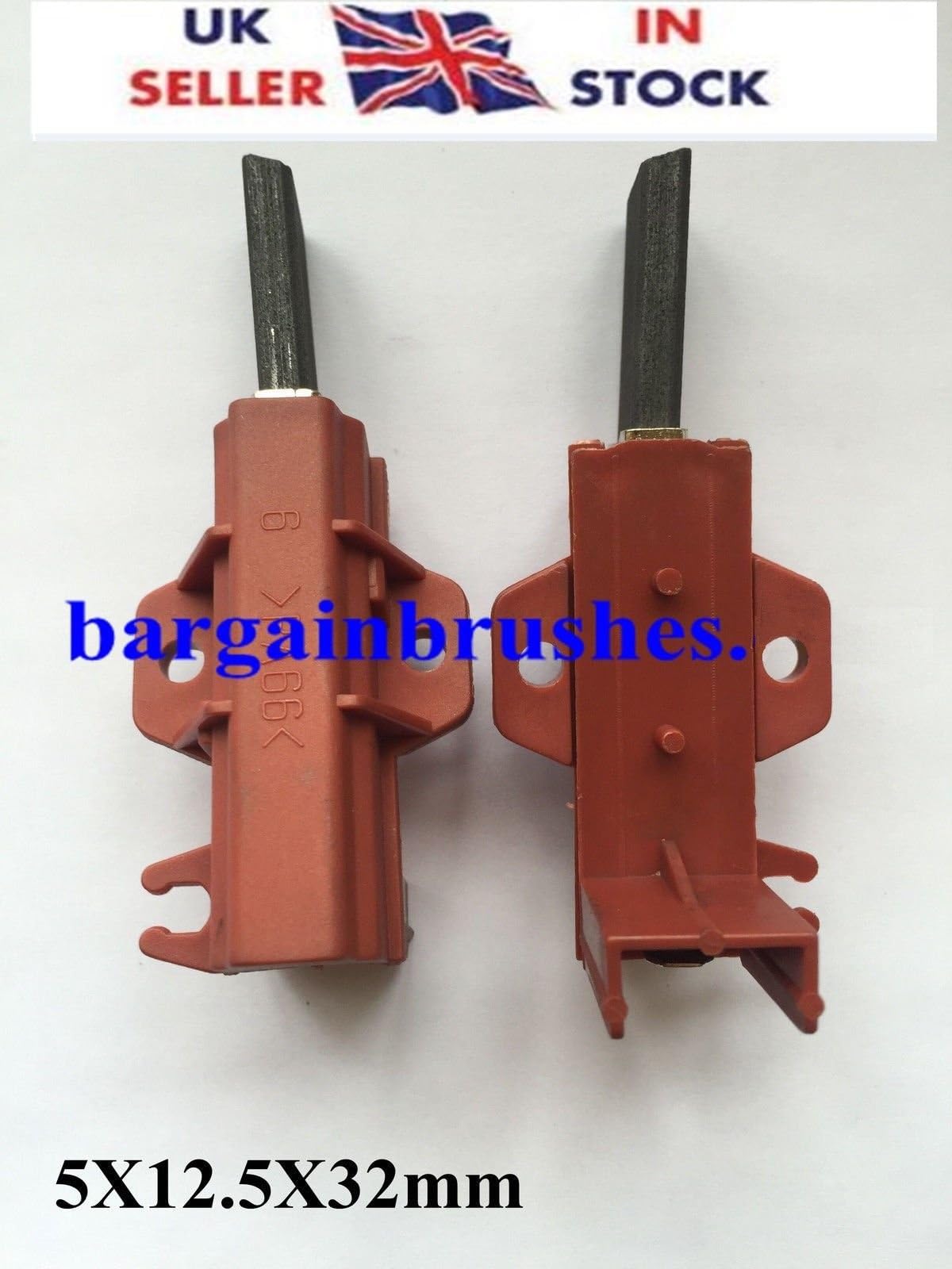 Carbon Brushes to fit Welling Indesit WM12XUK indesco Samsung IWB IWE WIB WDG G12