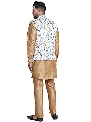 SKAVIJ Men's Kurta Pajama and Jacket
