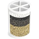 Crystal Quest Shower Filter Replacement Cartridge - Lasts Up to 12 Months | Removes Chlorine &amp; Contaminants for Cleaner Water, Durable, Eco-Friendly, BPA-Free Design - Built in the USA